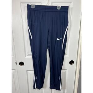 Nike Track and Field Nylon Pants Navy Extra Large